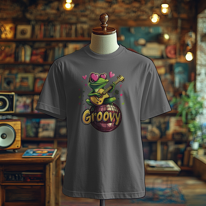 Funky Frog Groovy - T-Shirt