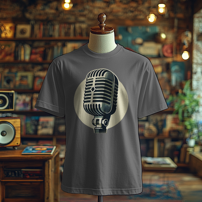 Vintage Microphone - T-Shirt