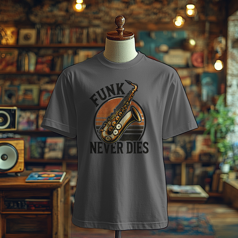 Funk Never Dies - Saxophone Edition - T-Shirt