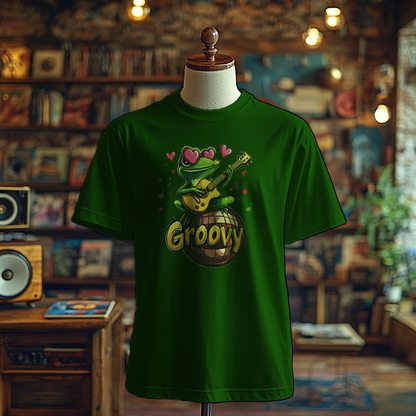 Funky Frog Groovy - T-Shirt