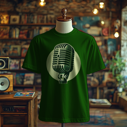 Vintage Microphone - T-Shirt