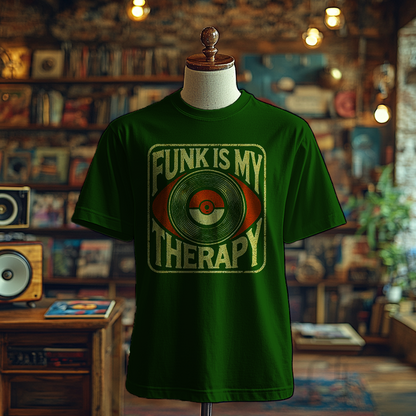 Funk is My Therapy (Record Version) - T-Shirt