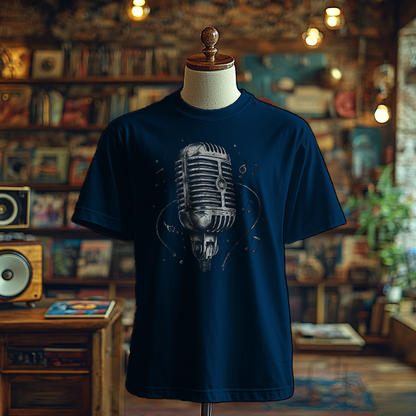 Retro Funk Mic - T-Shirt