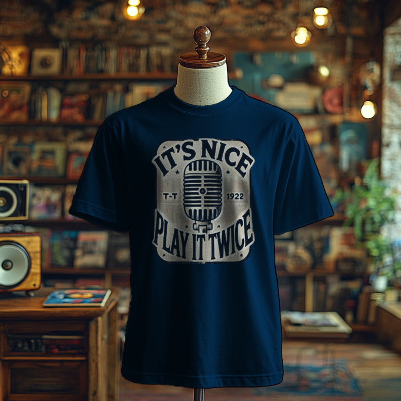 It's Nice, Play it Twice - Microphone Edition - T-Shirt