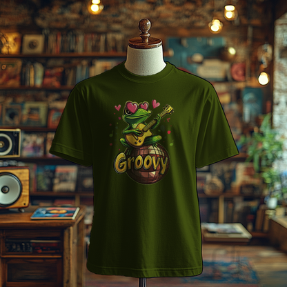 Funky Frog Groovy - T-Shirt