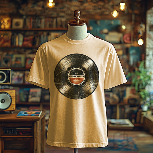 Vinyl Record Funky T-shirts, Funky Printed T-Shirts, Funky Shirts for Men and Woman