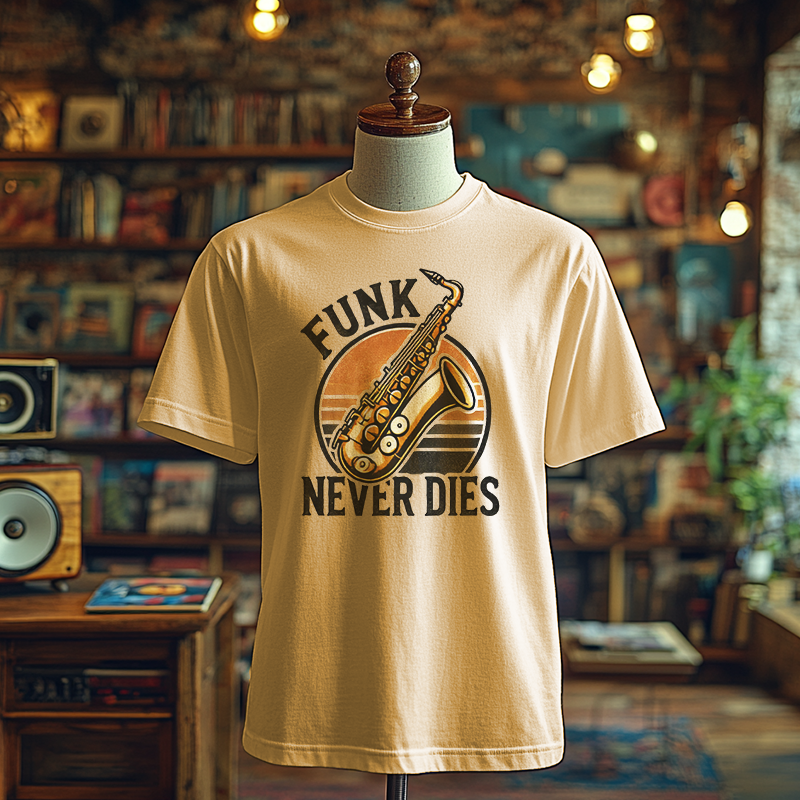 Funk Never Dies T-shirts, Funky Printed T-Shirts, Funky Shirts for Men and Woman