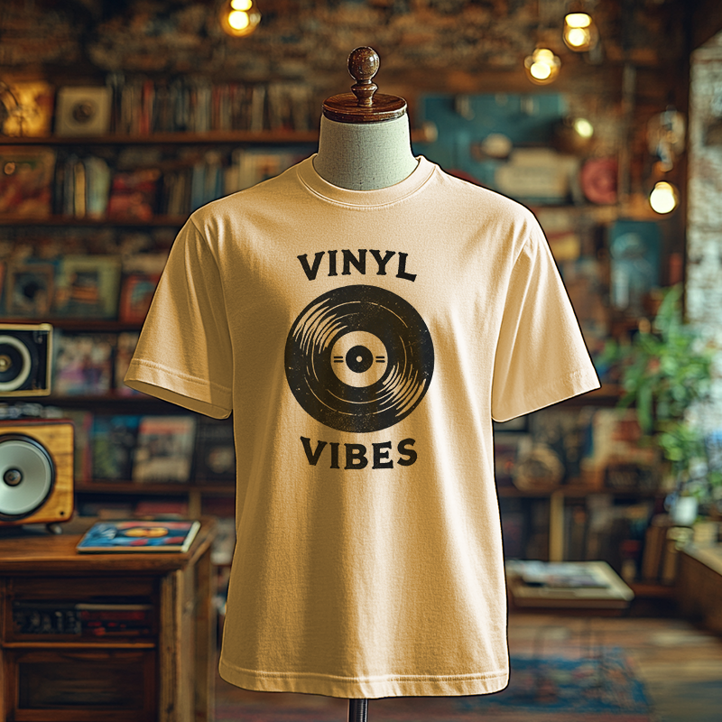 Vinyl Vibes Funky T-shirts, Funky Printed T-Shirts, Funky Shirts for Men and Woman