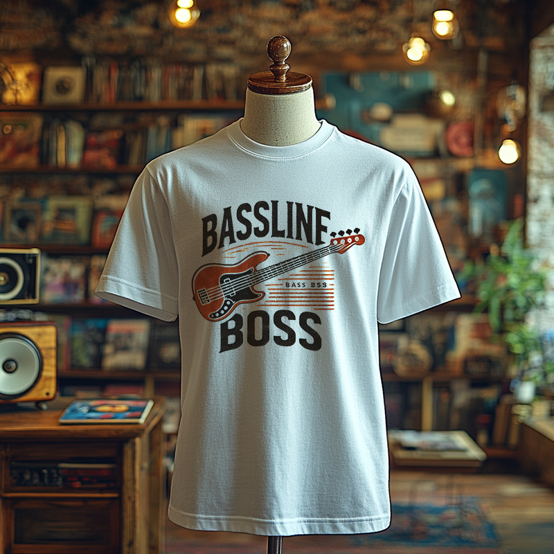 Bassline Boss Funky T-Shirts