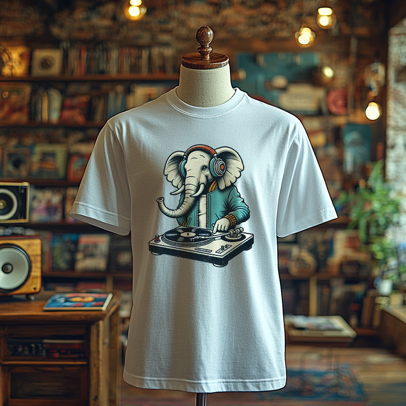 DJ Elephant - T-Shirt